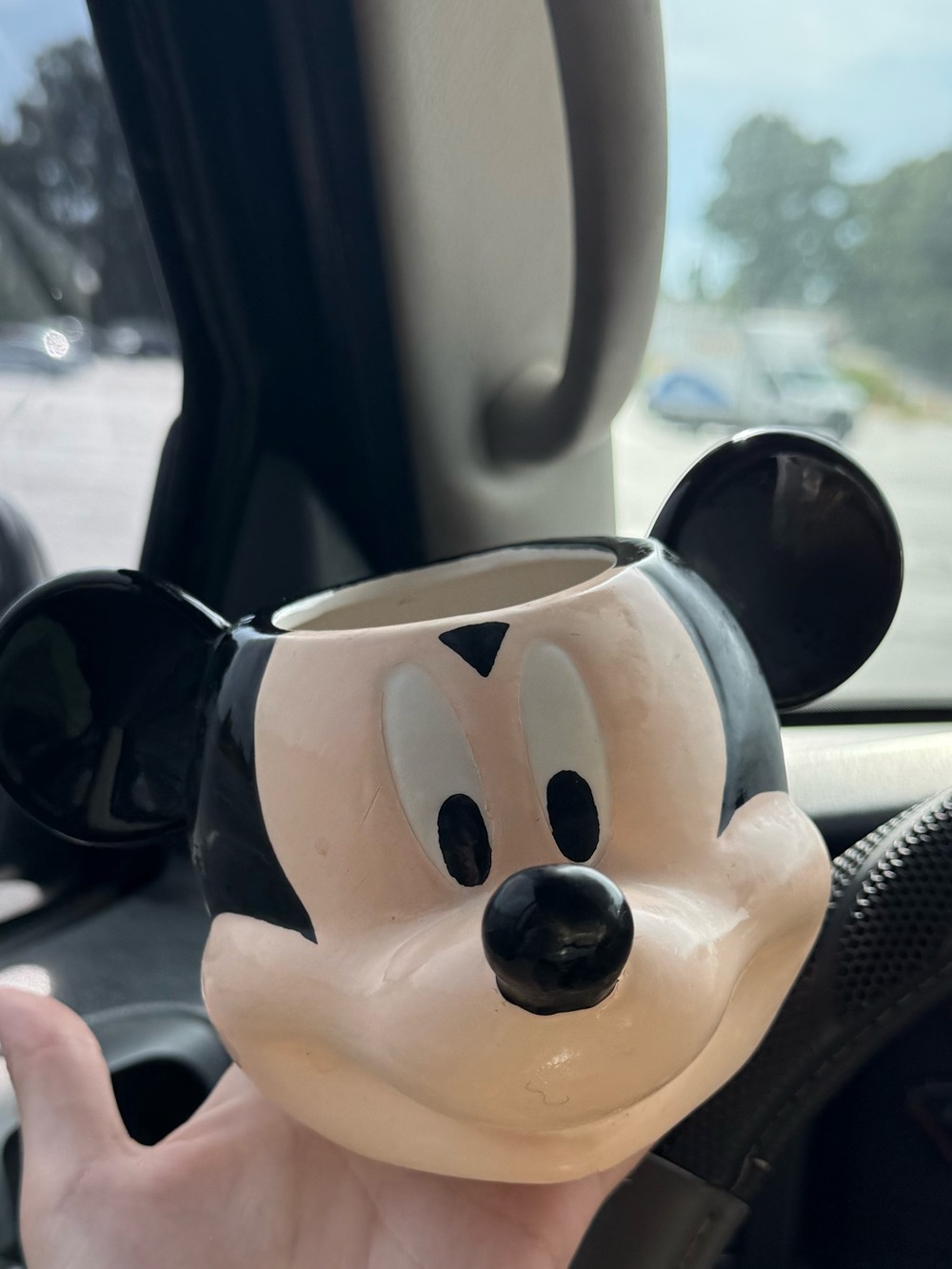 Disney Mickey Mouse Ceramic Head Mug - Black & Cream - Picture 8 of 10